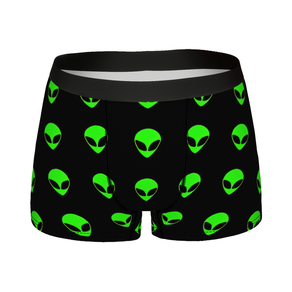 Yeşil Alien kafa desen Alien U - Boyshort Underwear incelemesi ve fiyatı