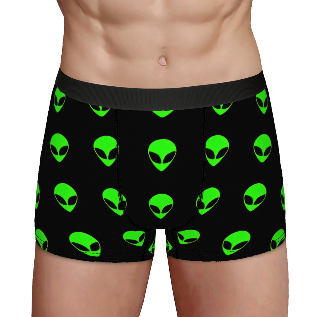 Yeşil Alien kafa desen Alien U - Boyshort Underwear incelemesi ve fiyatı