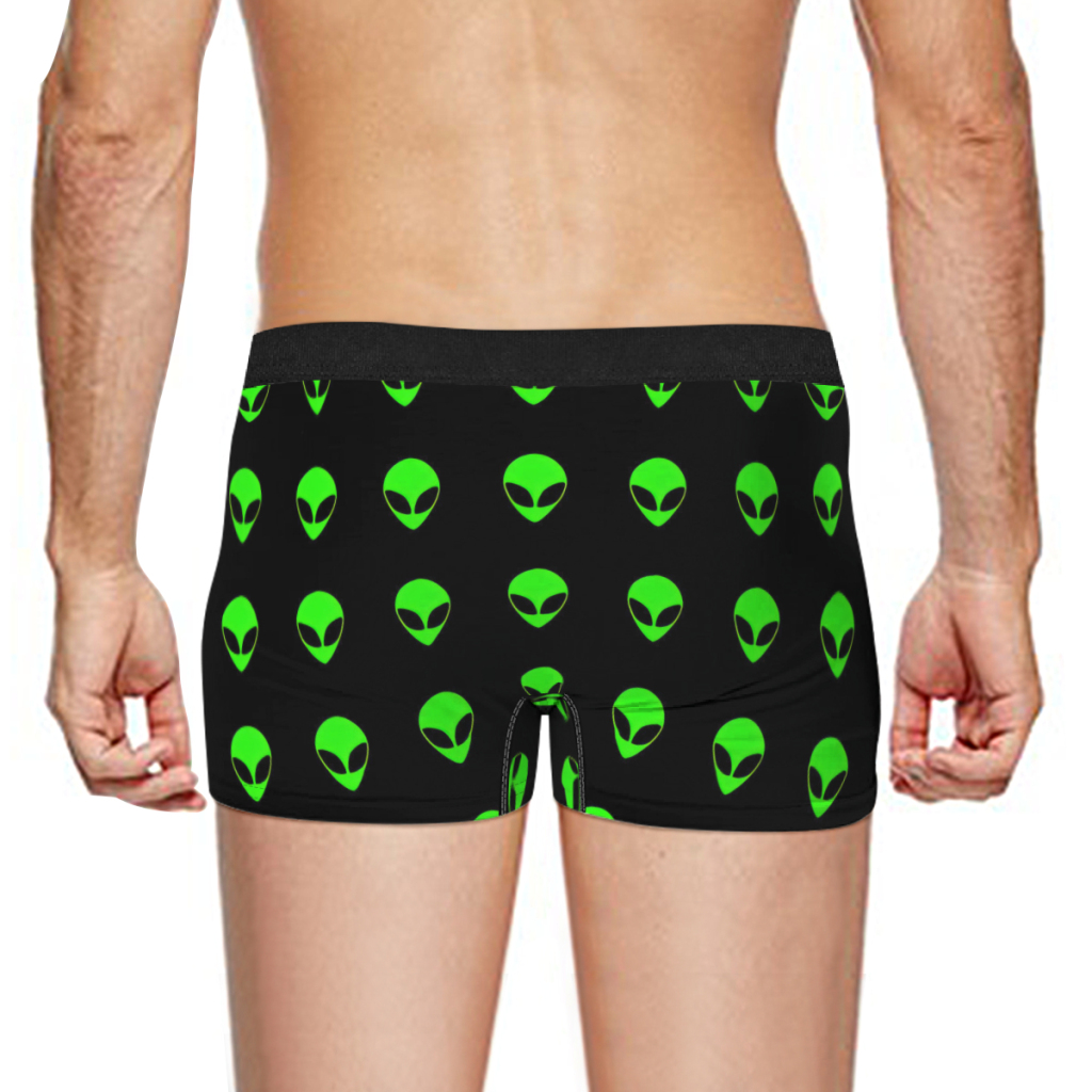 Yeşil Alien kafa desen Alien U - Boyshort Underwear incelemesi ve fiyatı